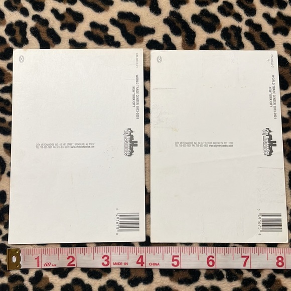 2001 NEW YORK CITY World Trade Center Towers Postcard Letter 2001 Manhattan NYC - Picture 12 of 16